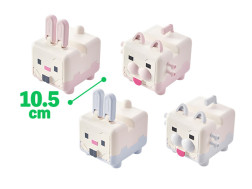うさぎとねこのスマホスタンド小物入れ