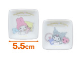 マイメロ×クロミプチ角小皿