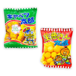 キャベツ太郎＆玉葱さん太郎　２種　［１袋３０個入］　菓道