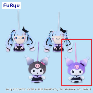 雪ミク×クロミ　もちぴこマスコット　Ｄ