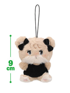 ｍｉｋｋｏ　ｃｈａｒａｃｔｅｒｓ　ＢＬＡＣＫ　ＲＩＢＢＯＮ　マスコット　Ｄ