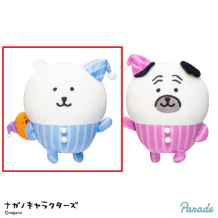ナガノキャラクターズ　パジャマで元気なＢＩＧぬいぐるみ　Ａ