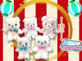 【優惠機台】Fortune Bears 夢幻領結造型玩偶（小號）
