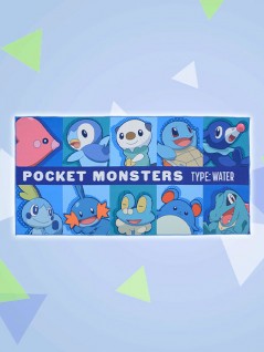 ポケットモンスター プレミアムバスタオル でんき みず を投入いたしました Claw Machine Game Toreba