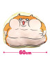 クソハムちゃん　超ドでかっ！もちもちクッション　Ａ