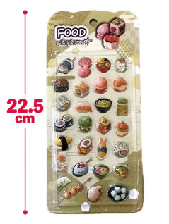 ＦＯＯＤぷくぷくキャンディーシール　Ｆ