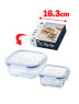 ブランジェリーメール・耐熱ガラス容器２サイズセット