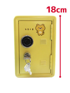 りるくまミニチュア金庫バンク　Ａ