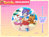 【トレバ限定】60＠かんれきマーメイド×トレタとおともだち　海辺でなかよし◎コースター