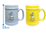 ＤＯＮＡＬＤ　陶器のビアジョッキ