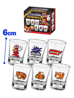 ジャグラー　ミニグラス６Ｐセット　Ｂ