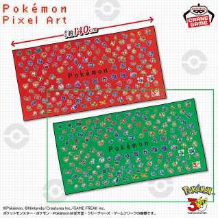 ポケットモンスター　ビッグマイクロファイバータオル～３０ｔｈ　Ａｎｎｉｖｅｒｓａｒｙ～　Ｂ