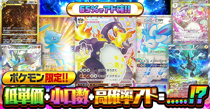 ポケモン限定!! 低単価+小口数+高確率アド=.....!?