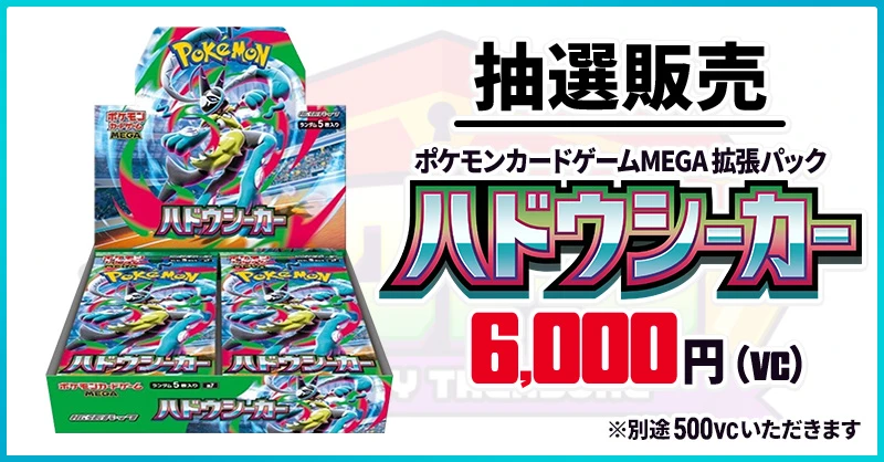 ハドウシーカー 抽選販売