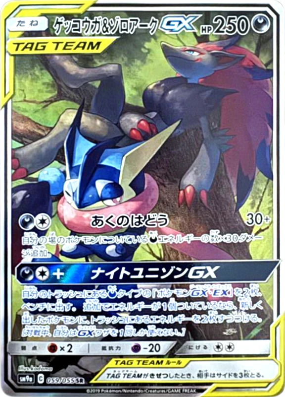 【V賞】ゲッコウガ＆ゾロアークGX(SA)