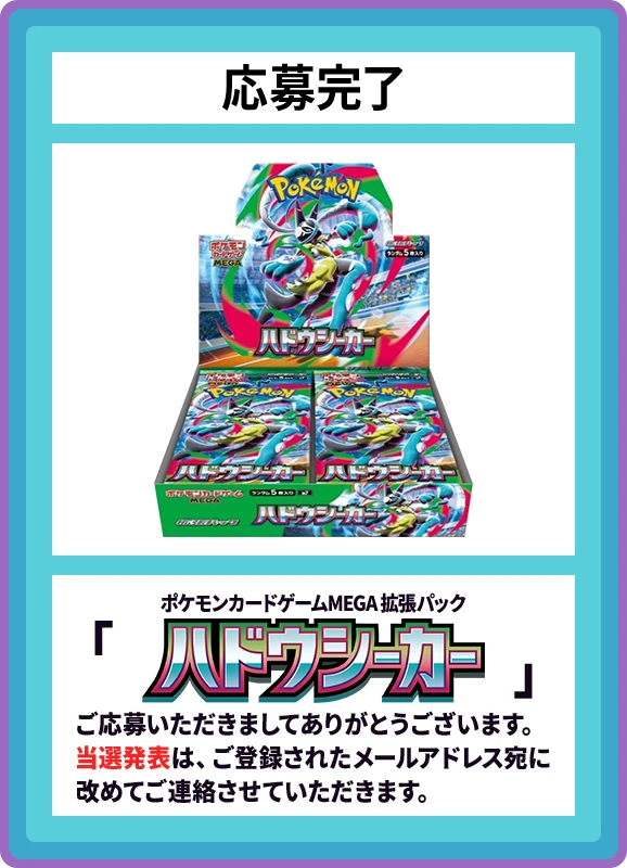 【D賞】ハドウシーカー 応募完了