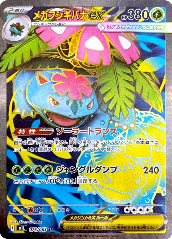 【D賞】メガフシギバナex SR PSA10